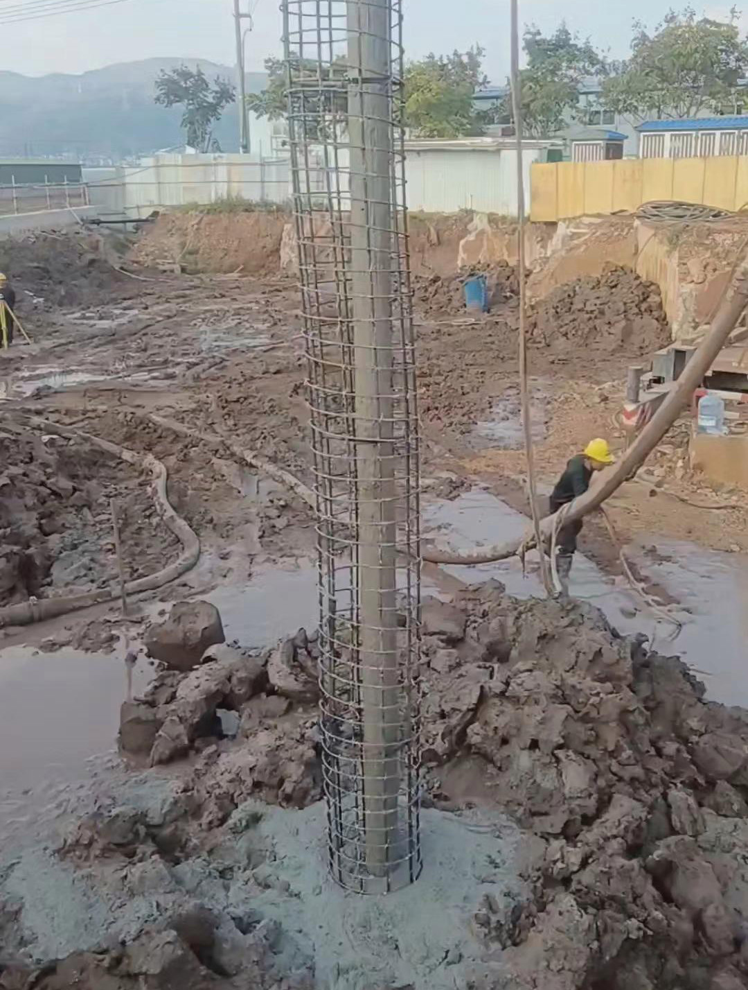 邯郸肥乡县长螺旋钻孔压灌桩